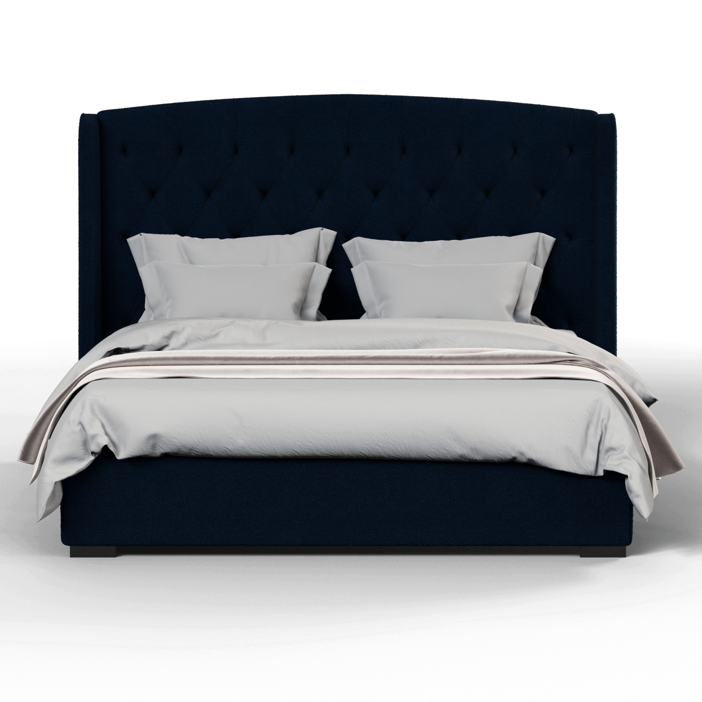 Sophia Upholstered Bed with Buttoned Headboard