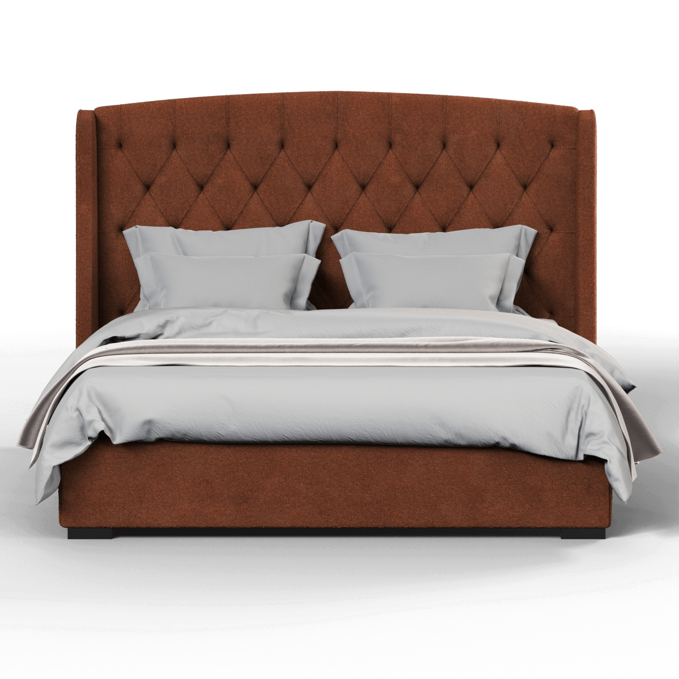 Sophia Upholstered Bed with Buttoned Headboard