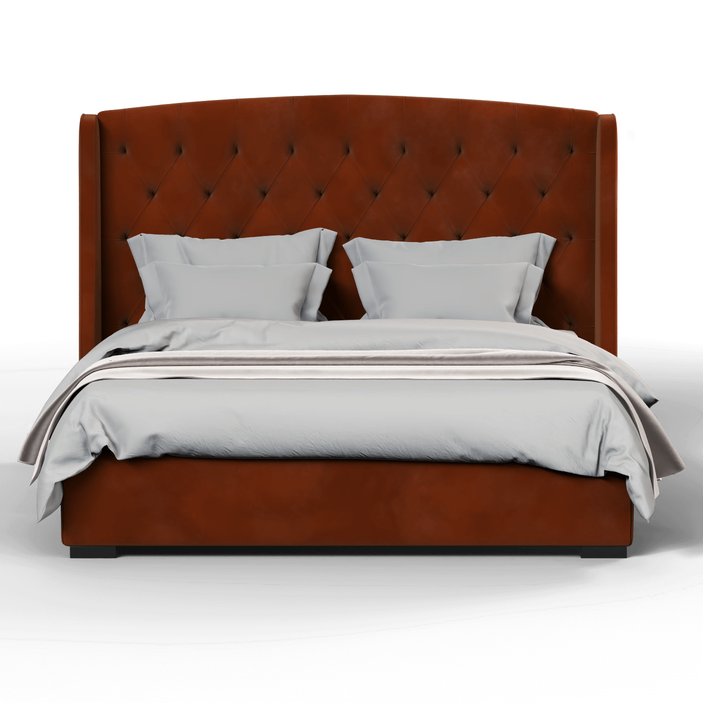 Sophia Upholstered Bed with Buttoned Headboard