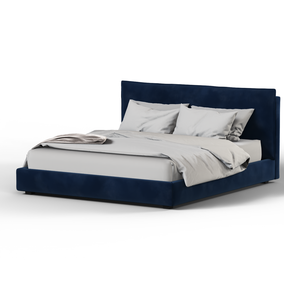 Bedspoke Thea Upholstered Bed – Teal Velvet