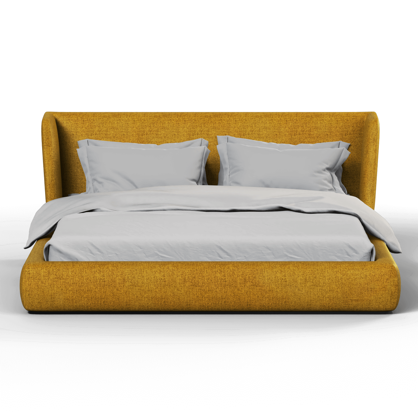 Valentina bed in Boucle Hevia Fabric