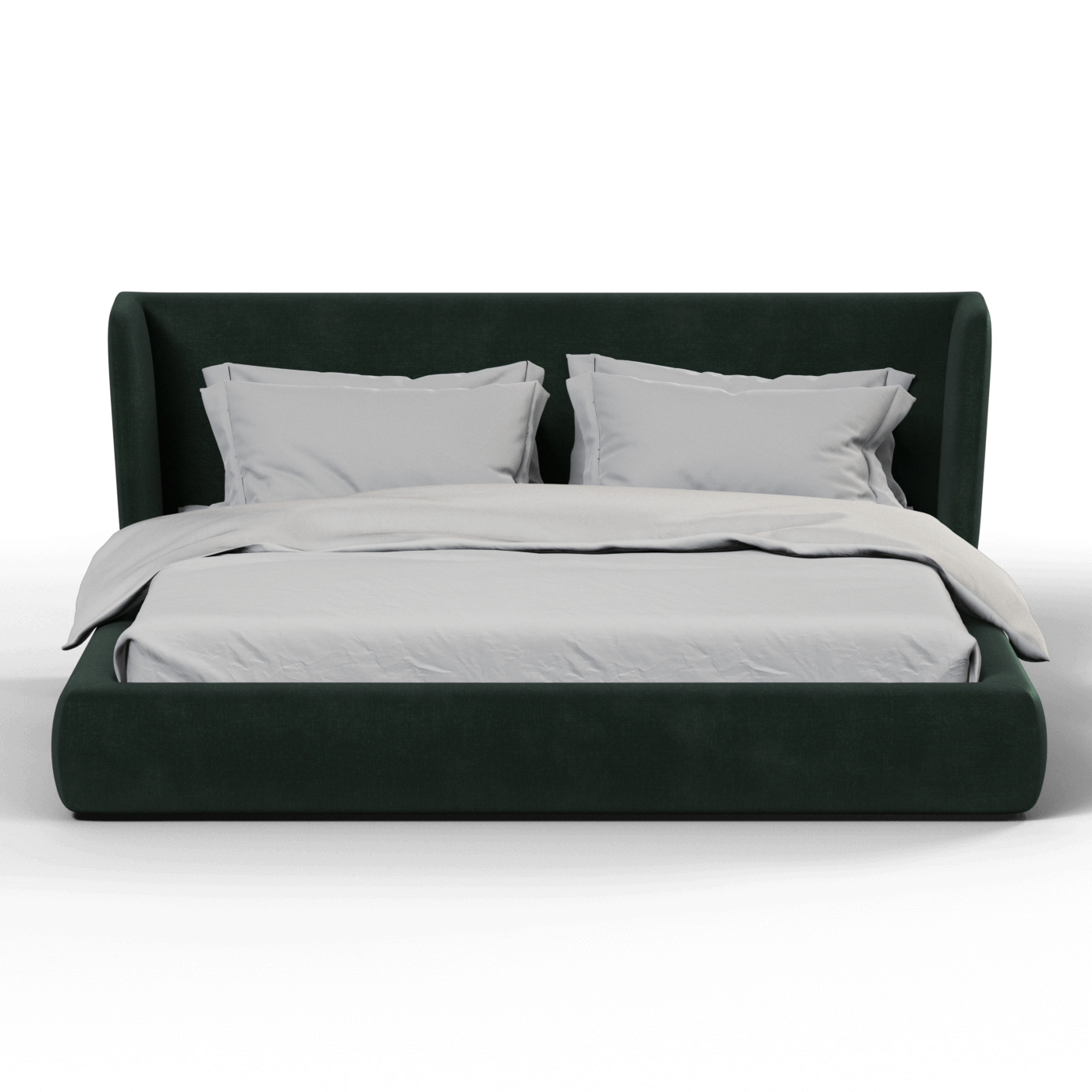 Valentina bed in Boucle Hevia Fabric