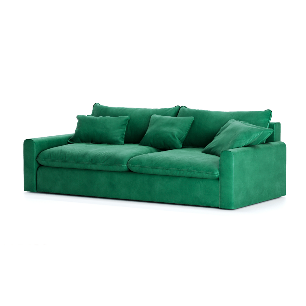 Canapé Felton avec revêtement vert vif