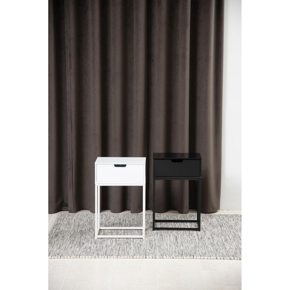 Bedside Table Mitra - Black