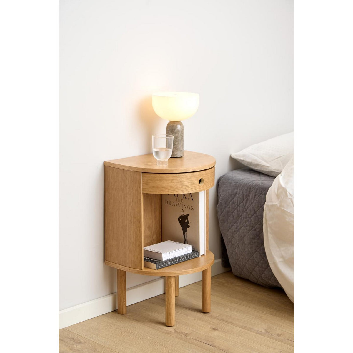 Bedside Table Paron - Beige