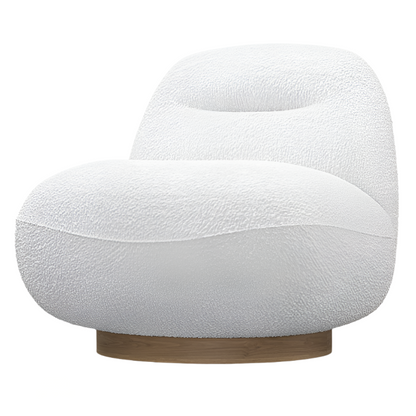 Nebbia Chair detail of velvet texture and legs
