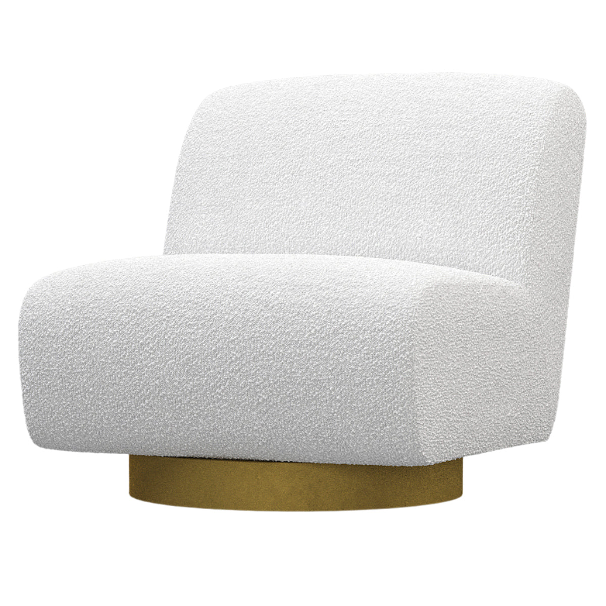 Bato Armchair from back showing curved design
