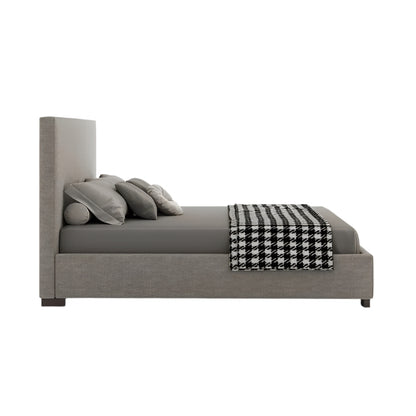 Ava Upholstered Bed with Panel Headboard