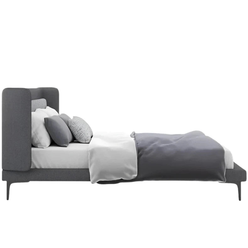 Elsa Bed with Refined Curves and Streamlined Headboard