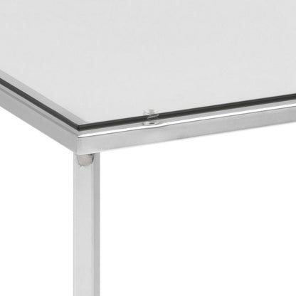Side Table Cross - Transparent