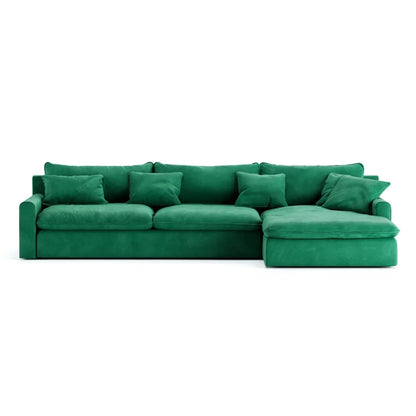 Felton corner sofa with wide armrests and deep seats