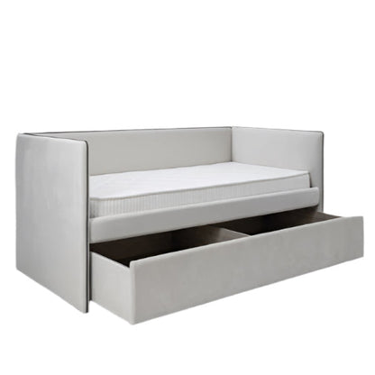 Mea Bed with Compact Lines and Subtle Design