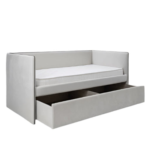 Mea Bed with Compact Lines and Subtle Design