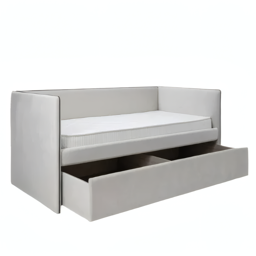 Lit Mea aux lignes compactes et au design subtil