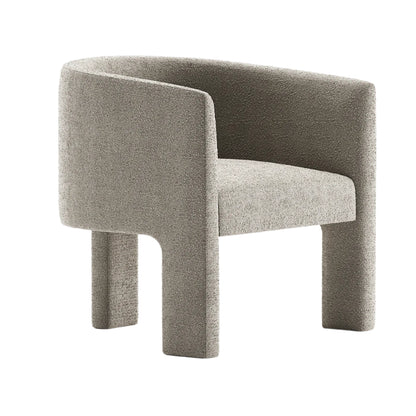 Lusso Chair side view showing tapered legs