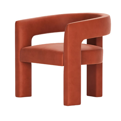 Nobile Chair detail of velvet texture and stitching