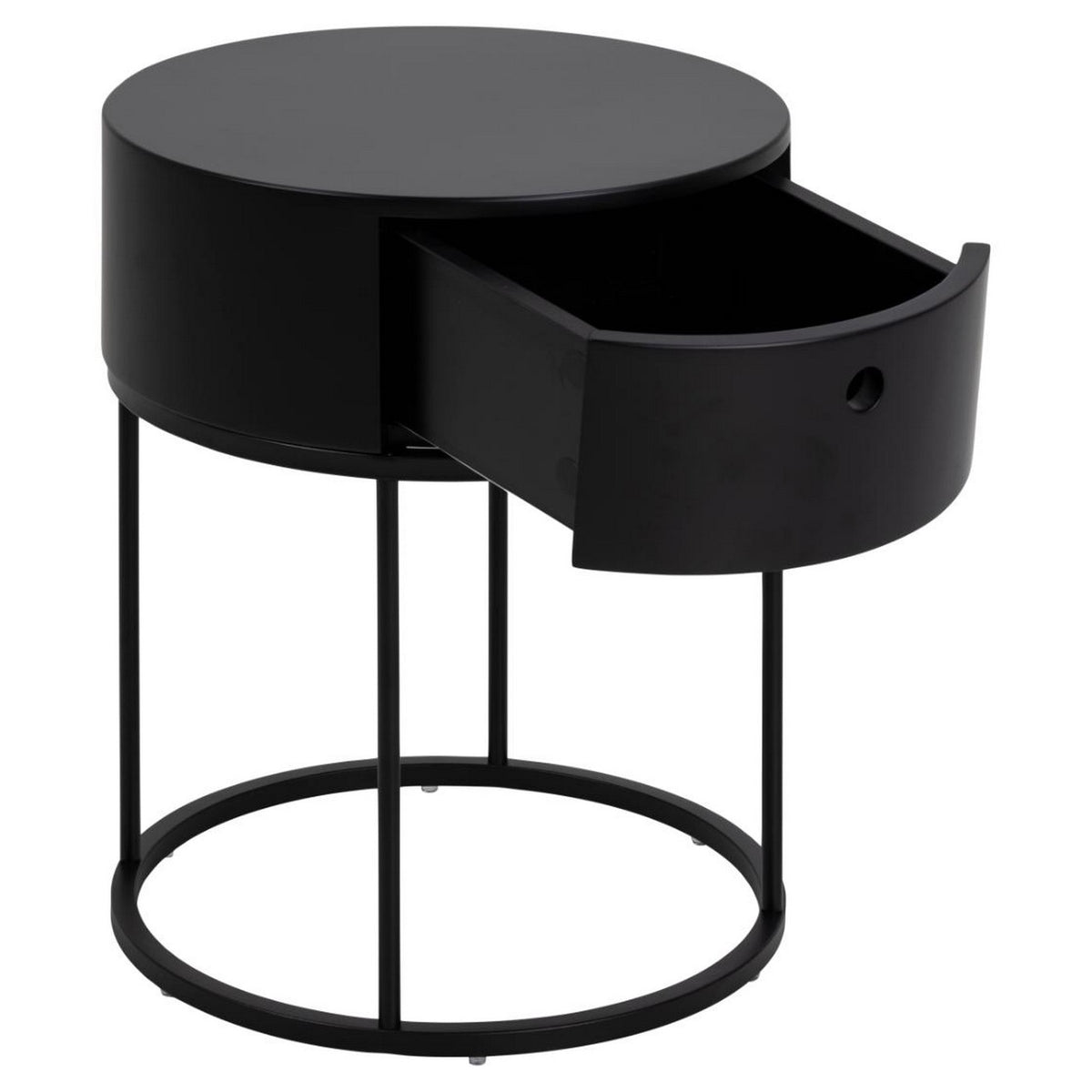 Bedside Table Polo - Black