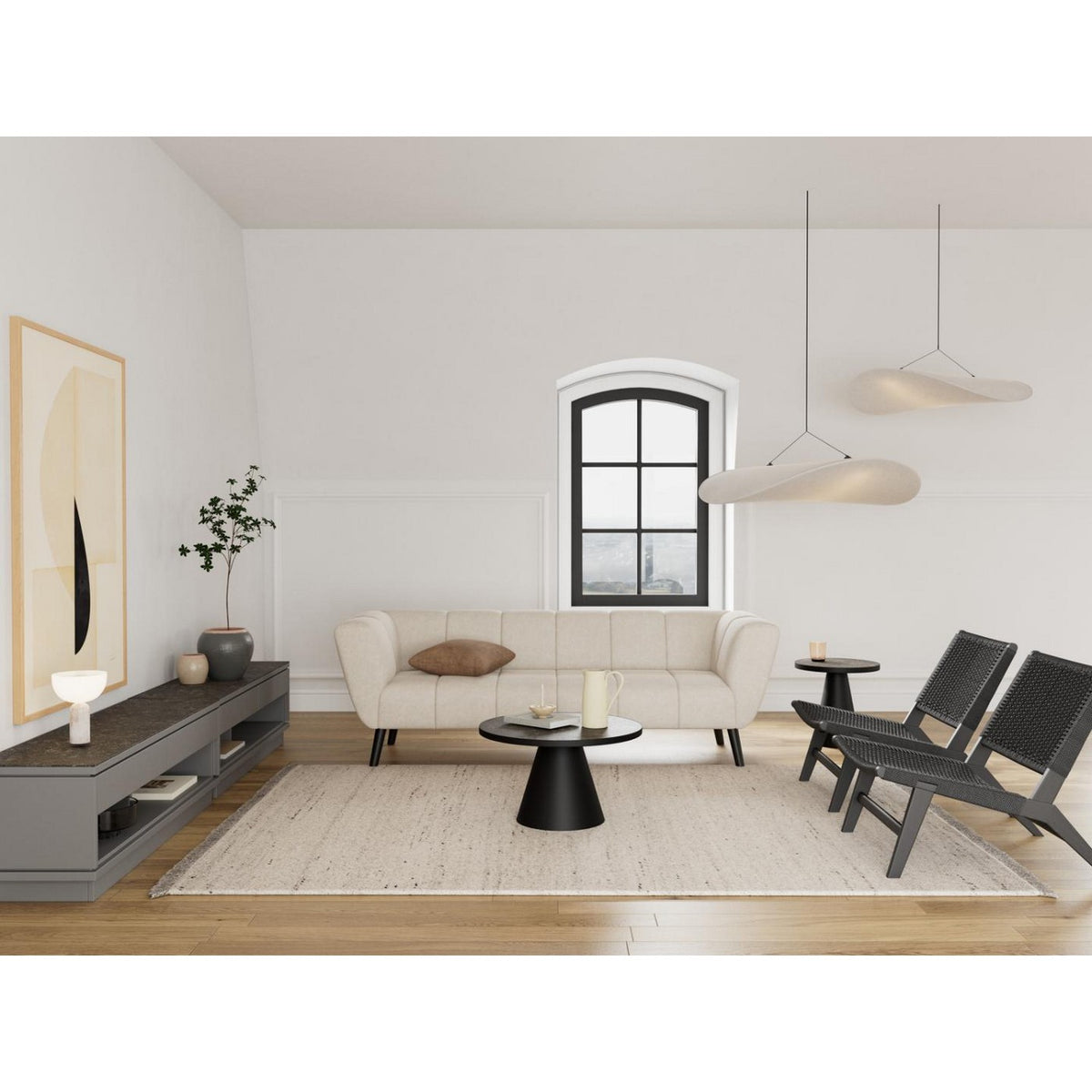 Lounge Chair Carson - Black