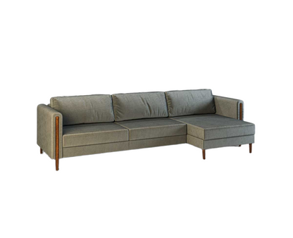 Brownie Otto Corner Sofa with Right Corner Section and Three Seat Cushions
