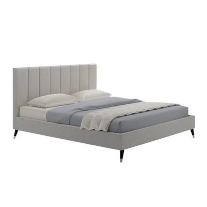 Capucine Bed With Vertical Tufted Headboard