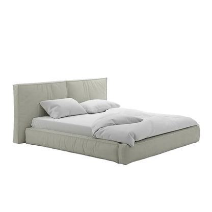 Dahila Soft Headboard Bed with Upholstered Frame and Optional Storage