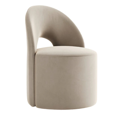 Enzo Lounge Chair side view showing armrest design
