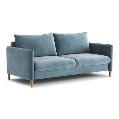 Close-up of soft velvet fabric on Bond sofa bed