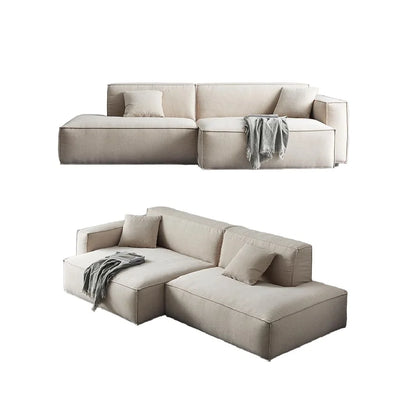 Canapé Bloom 2 places en tissu beige clair personnalisable