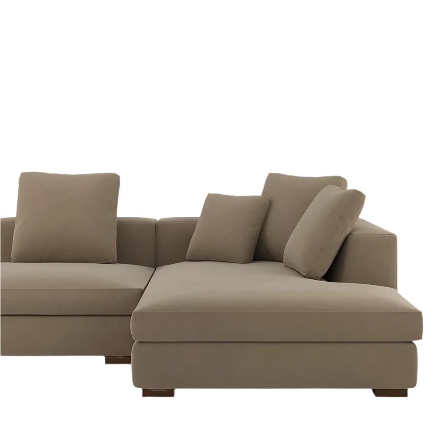 Canapé d'angle Ebbe au design modulaire et au cadre discret