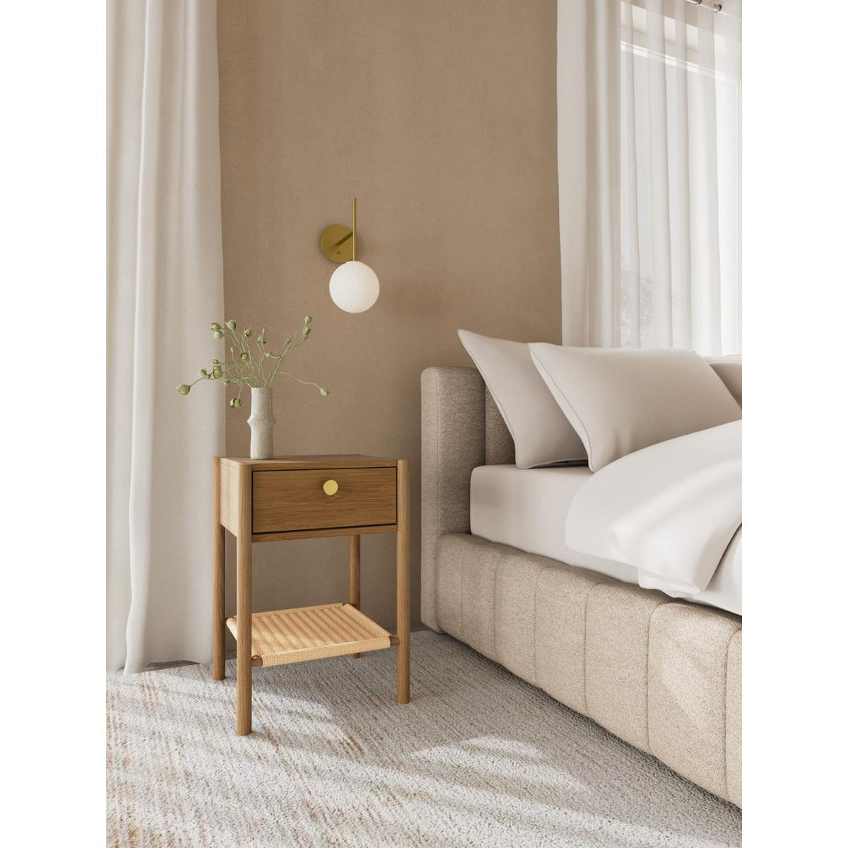 Bedside Table Monfort - Beige