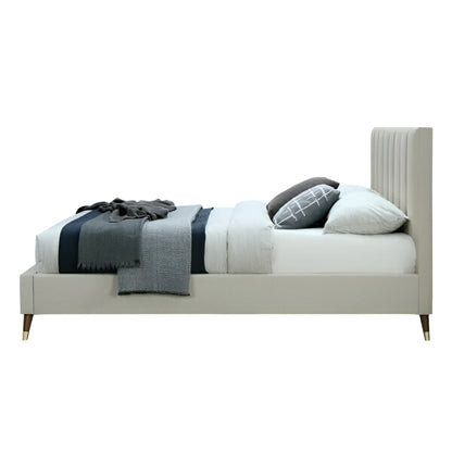 Capucine Bed With Vertical Tufted Headboard