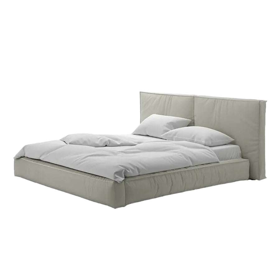 Dahila Soft Headboard Bed with Upholstered Frame and Optional Storage