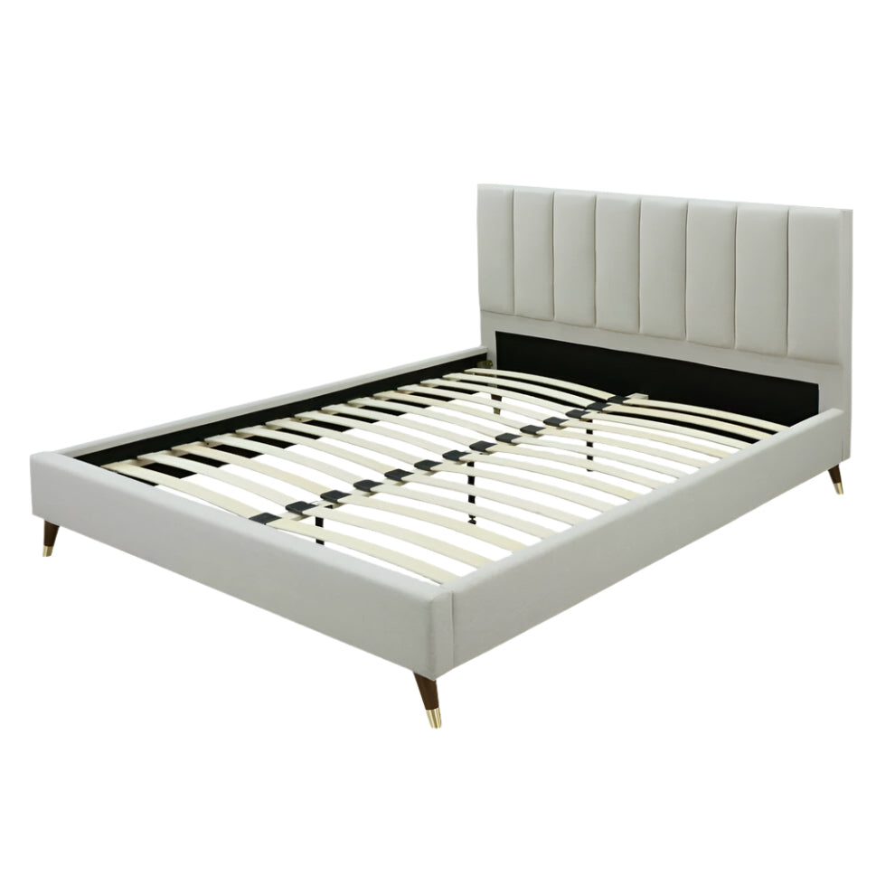 Capucine Bed With Vertical Tufted Headboard