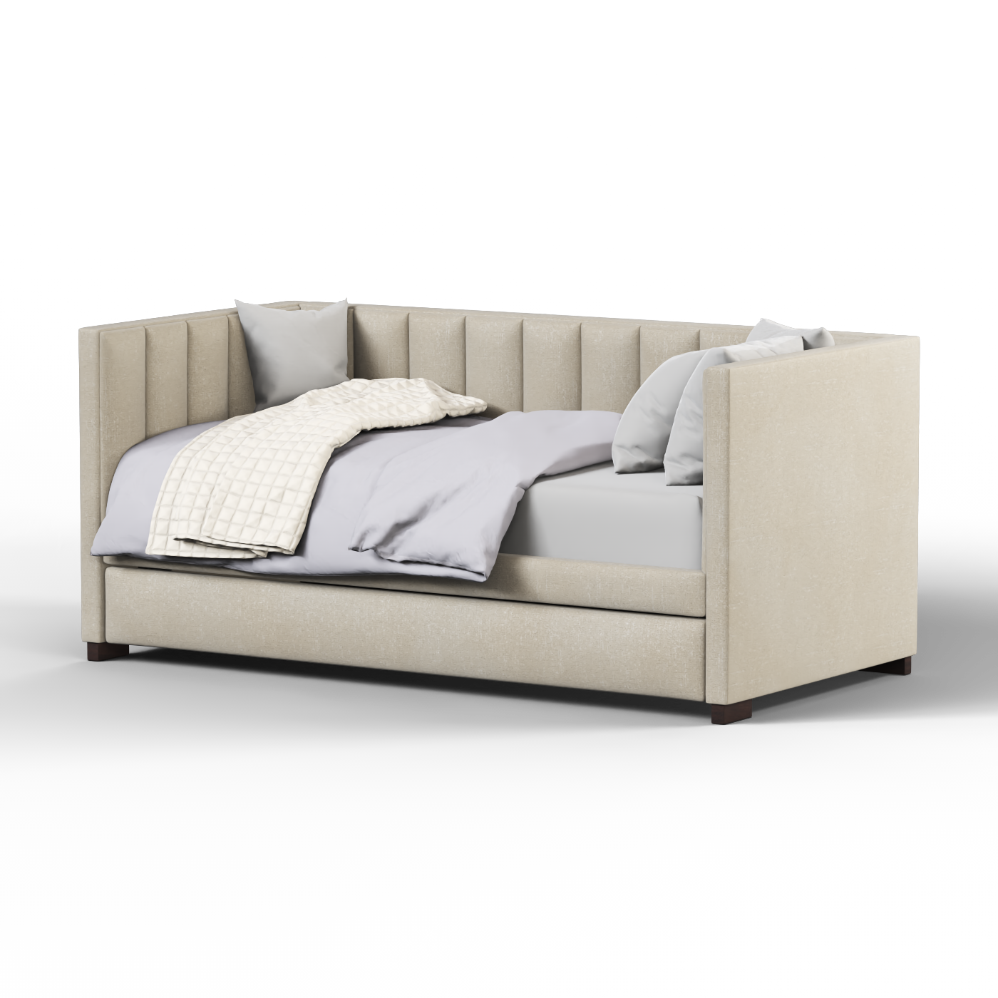 Capella Daybed with Sculpted Style and Built-In Versatility