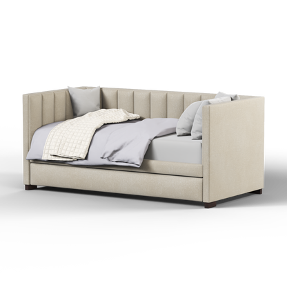 Capella Daybed with Sculpted Style and Built-In Versatility