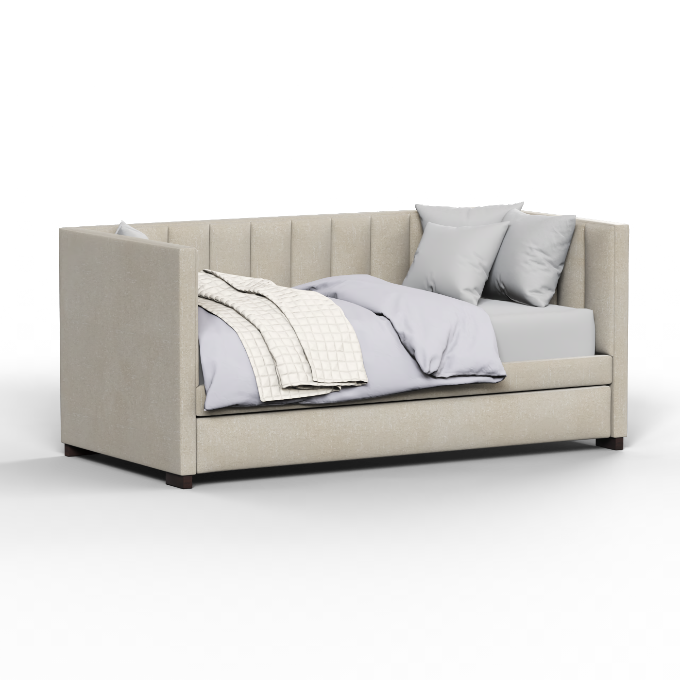 Capella Daybed with Sculpted Style and Built-In Versatility