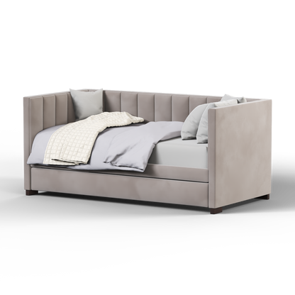 Capella Daybed with Sculpted Style and Built-In Versatility
