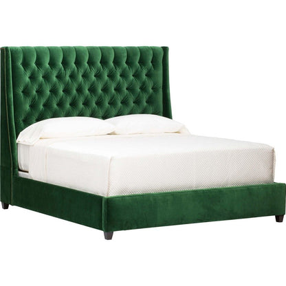 Abato Double Bed with Tufted High Headboard