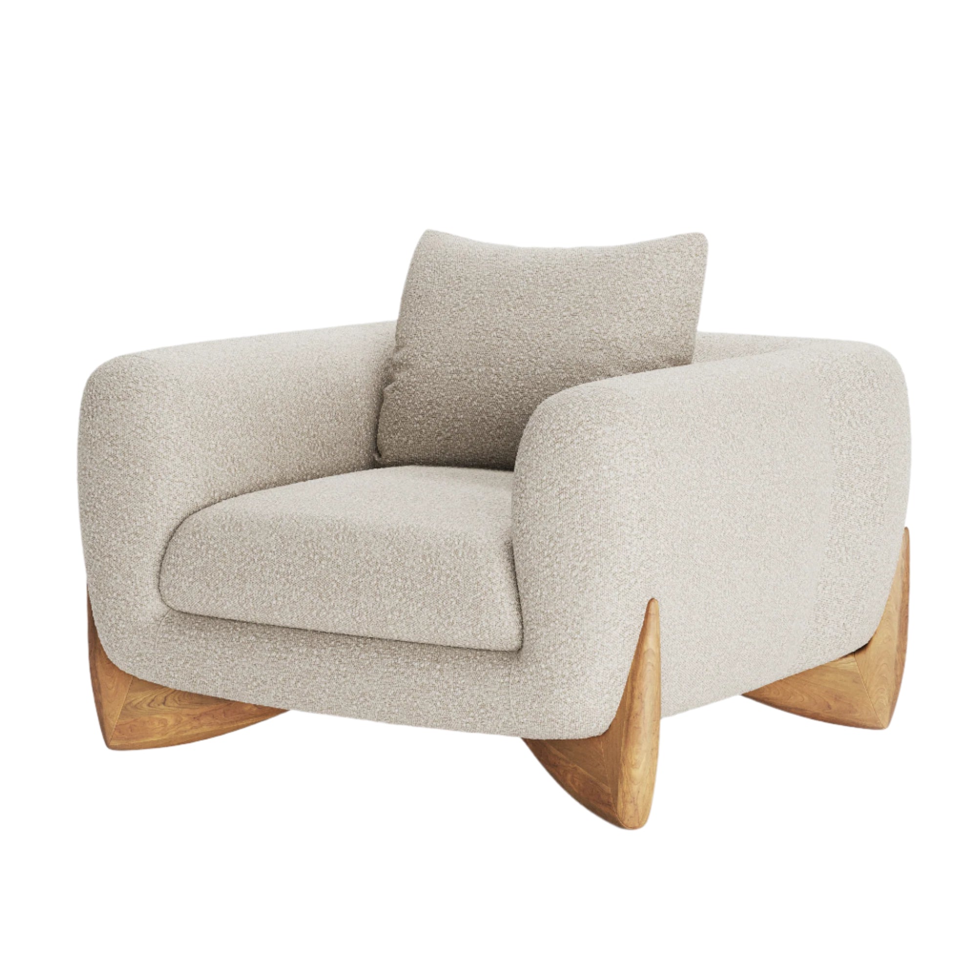 Plumpy Chair in reading nook setting