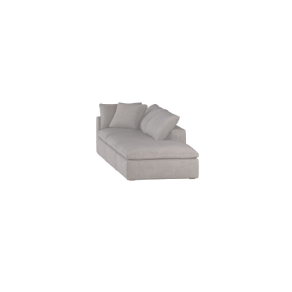 Ari modulares Ecksofa mit Sitzhocker