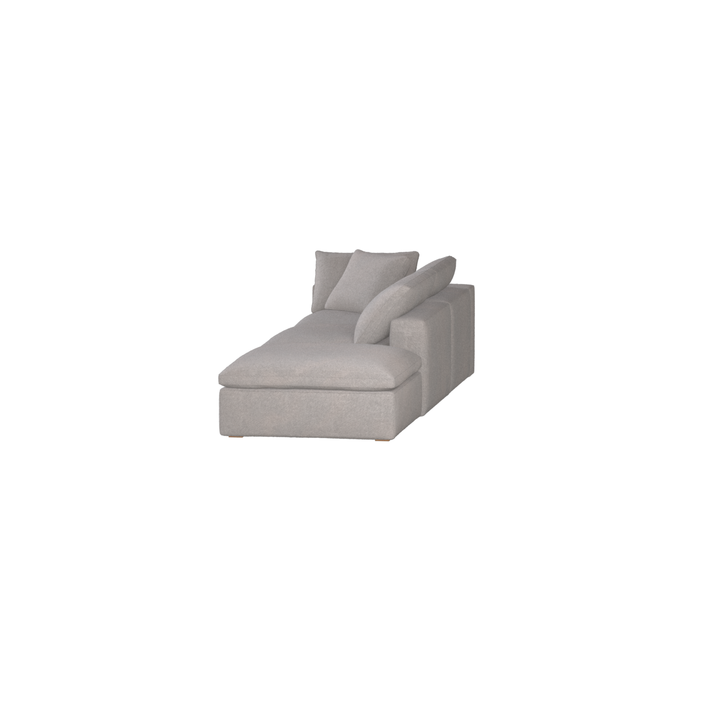 Ari modulares Ecksofa mit Sitzhocker