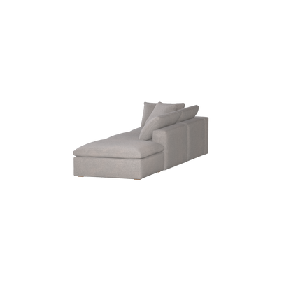Ari modulares Ecksofa mit Sitzhocker