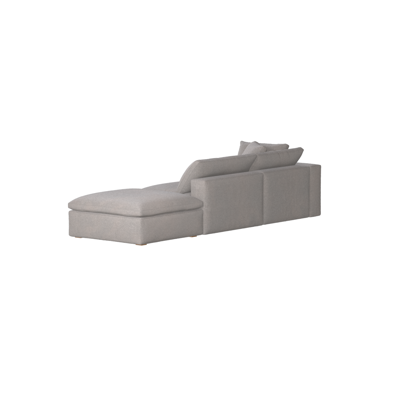 Ari modulares Ecksofa mit Sitzhocker