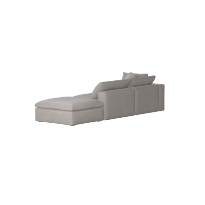 Ari modulares Ecksofa mit Sitzhocker