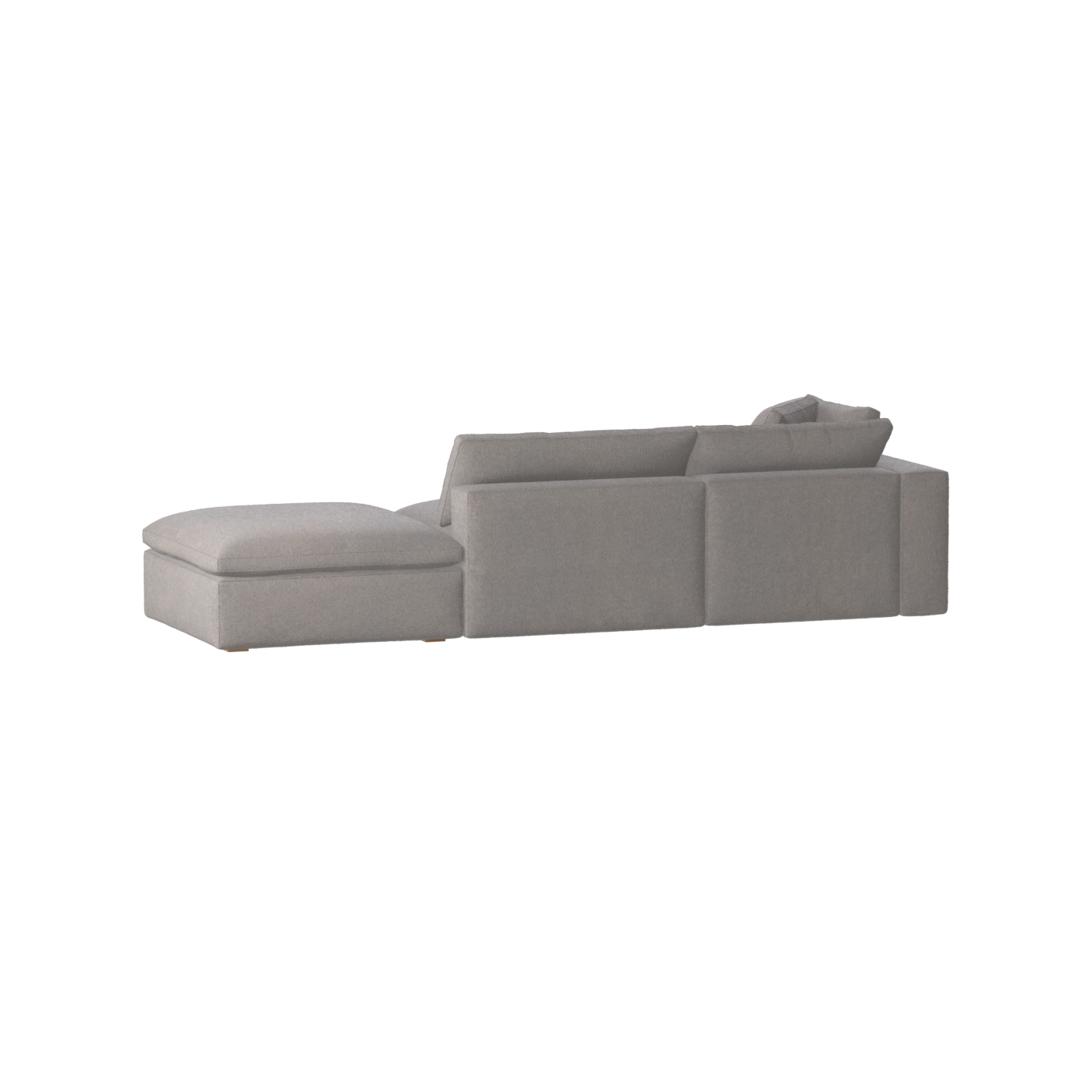 Ari modulares Ecksofa mit Sitzhocker