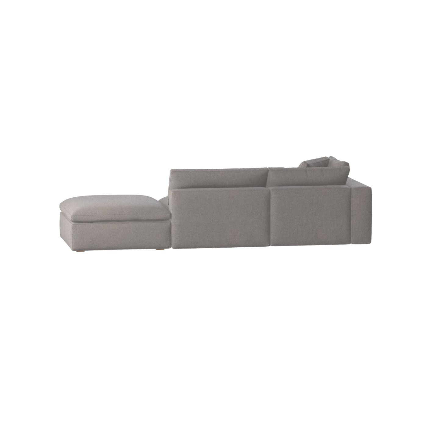 Ari modulares Ecksofa mit Sitzhocker