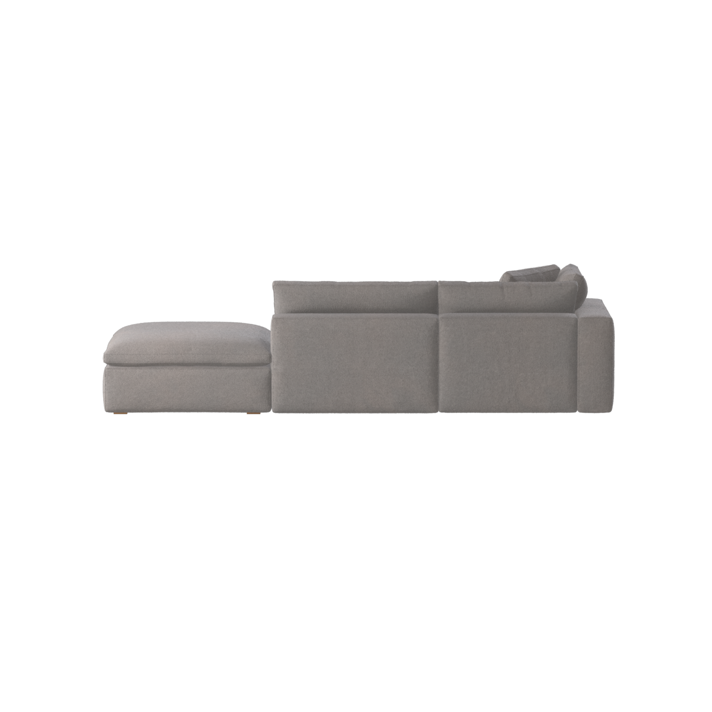 Ari modulares Ecksofa mit Sitzhocker