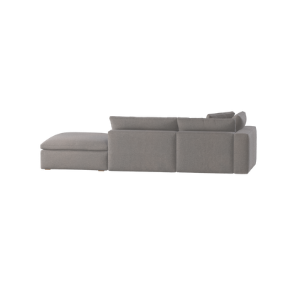 Ari modulares Ecksofa mit Sitzhocker