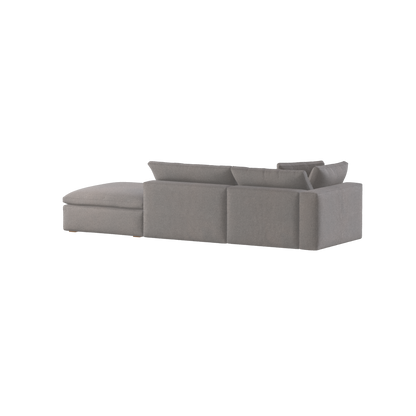 Ari modulares Ecksofa mit Sitzhocker