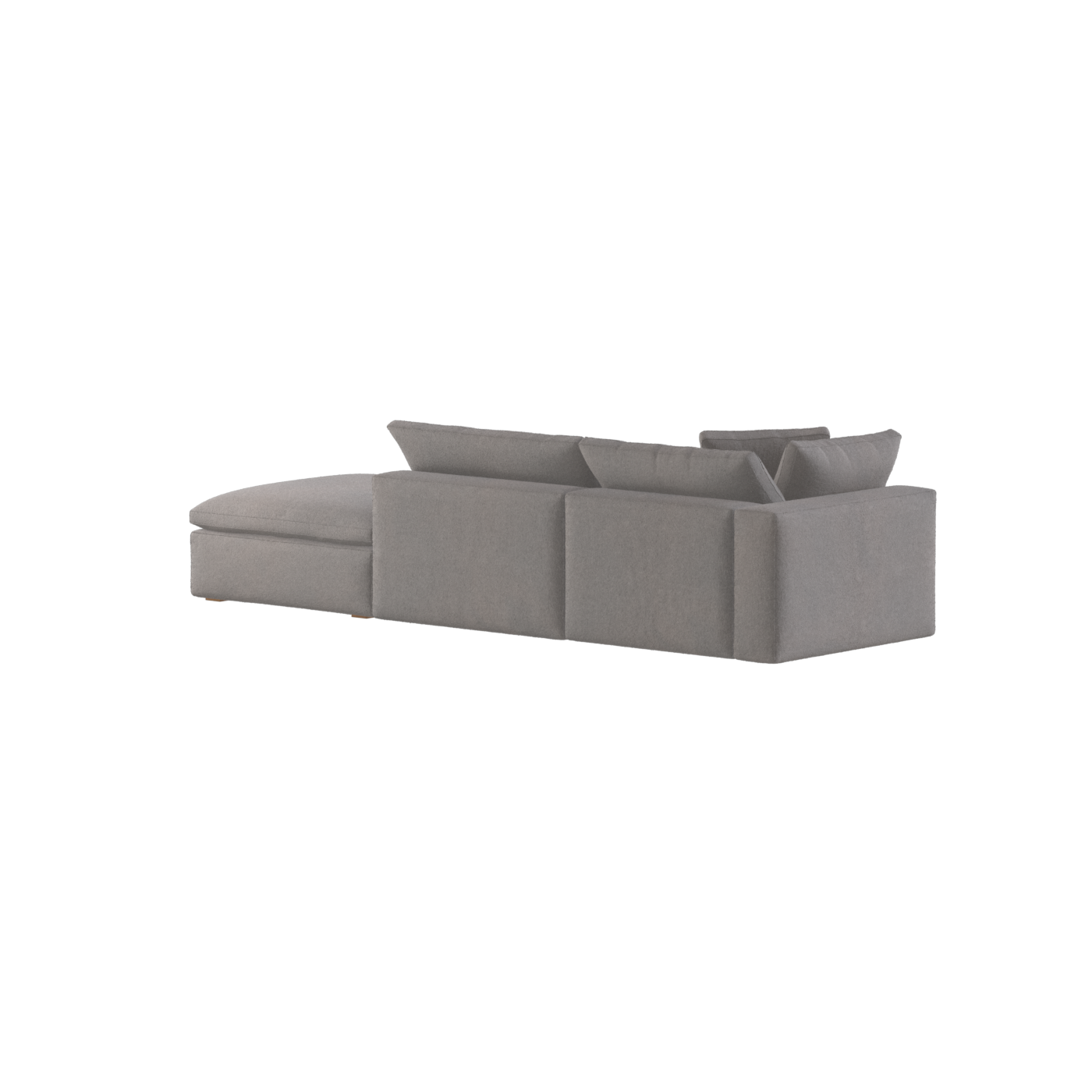Ari modulares Ecksofa mit Sitzhocker